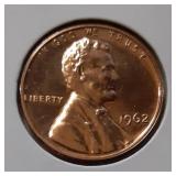 PROOF LINCOLN CENT- 1962-P