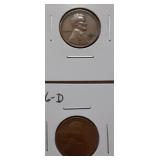 WHEAT CENTS- 1936-P 1936-D