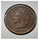 INDIAN HEAD CENT-1904-P