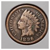 INDIAN HEAD CENT-1896-P