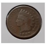 INDIAN HEAD CENT-1887-P