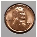 UNC WHEAT CENT- 1954-S