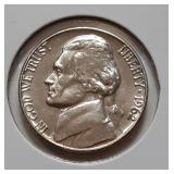 UNC JEFFERSON NICKEL-1962-P