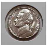UNC JEFFERSON NICKEL-1960-D