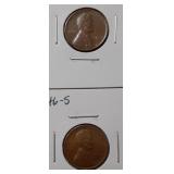 WHEAT CENTS- 1946-P 1946-S