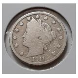 LIBERTY ( V ) NICKEL-1911-P