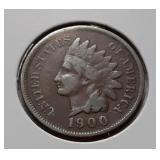 INDIAN HEAD CENT-1900-P
