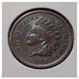 INDIAN HEAD CENT-1907-P