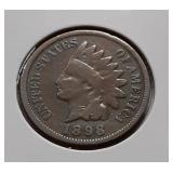 INDIAN HEAD CENT-1898-P