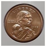 UNC SACAGAWEA DOLLAR-2005-D