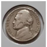 JEFFERSON NICKEL-1942-P