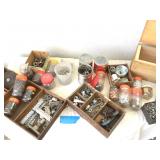 TABLE of HARDWARE, NAILS, SCREWS AND FASTENERS