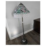 Tiffany Style Slag Glass Floor Lamp