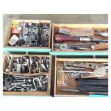 DRAWERS FULL OF TOOLS and HARDWARE