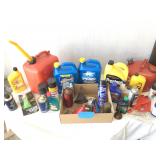 AUTO CARE PRODUCTS, GAS CANS, ANTIFREEZE