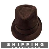 Levi's Brown Suede  Style Fedora Hat