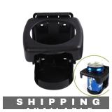 Black Universal Foldable Car Cup Holder