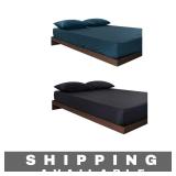 Lot of 2  Slashop Furrfree Fitted Sheet Twin XL