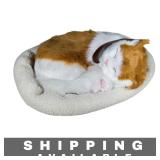 Realistic Sleeping Cat Toy for Home Office