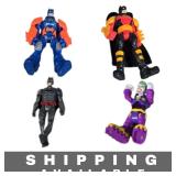 Lot of 4 Batman & Joker Action Figures