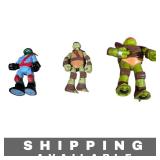 Lot of 3 Mutant Ninja Turtles Figures