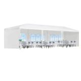 10x30ft White Canopy Tent w/ 5 Removable Sidewalls