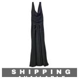 Shein Belle Black Gown Halter Neck Dress M