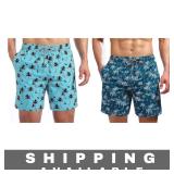 Lot of 2 Swim Trunks Quick Dry 2XL New