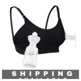 Nursing & Pumping Bra Momcozy Hands-Free Black New