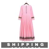 Historical Gown Victorian Pink Waist 30 Inches New