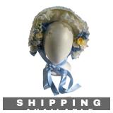 Bonnet Straw Lolita Victorian Sun Hat Lace New