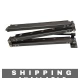 Black Retractable Metal Wall-Mounted Rack