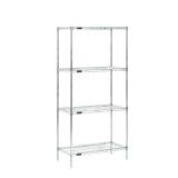 Stationary Wire Shelving Unit Silver New in Box