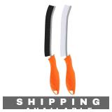 TQRR 2-Piece Toilet Brush Set Crevice Tool NIB