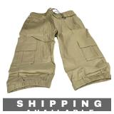 Khaki Modern Utility Cargo Joggers Multi-Pocket
