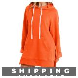 Hoodie Dress Oversized Long Sleeve Pullover S New