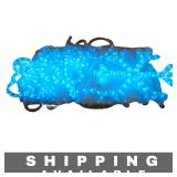 Let It Snow LED Light Sign Blue Snowflake