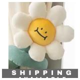 Plush Daisy Flower Room Accents Curtain Pulls