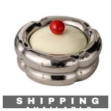 Lot of 6 Jewelry Jar with Lid Ceramic Silver New