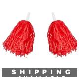 Lot of 40 Cheerleading Red Pom Poms NIB
