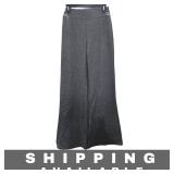 Women Relaxed Drape Pants Gray S New