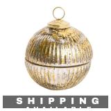 Gold Ornament Vanilla Spice Candle 5 oz NIB