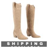 Wetkiss High Cowgirl Boots for Women Size 6