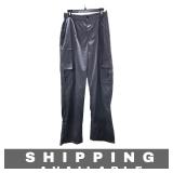 Mens Loose Fit Cargo Pants Dark Grey L New