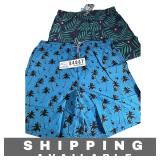 Lot of 2 Men's Swim Trunks Beach Shorts Large New