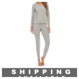 Heather Gray 2 Piece Thermal Lounge Set Size 4