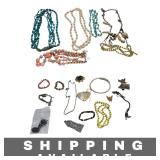 20 Piece Necklace Bracelet Brooch Jewelry Lot