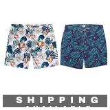 2 Men's Swim Trunks Quick Dry Beach Shorts M New