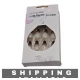 Lot of 3 Almond Press-On Nail Kit Classic