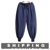 Men's Blue Loose Fit Sweat Pants Size XL